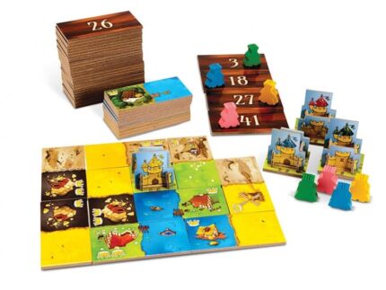 بازی بردگیم ایرانی کینگ دومینو ( KINGDOMINO )