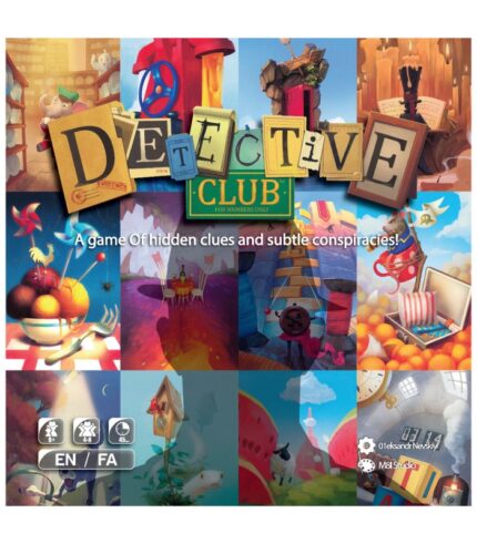 بازی بردگیم ایرانی باشگاه کاراگاهان (Detective Club)