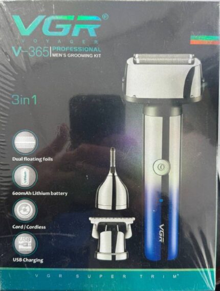 ریش تراش شارژی ۳ کاره - کد ۵۳